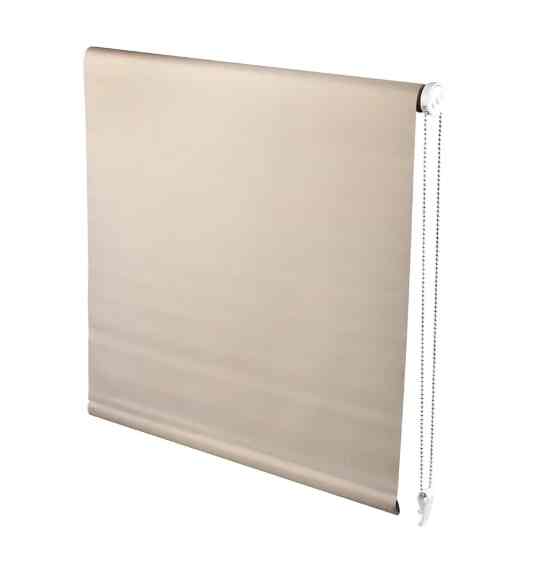 Roller blind blackout solid coklat 120x160