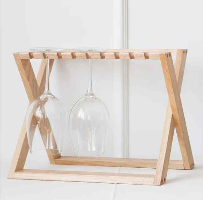 ウッド ワイングラス ホルダー