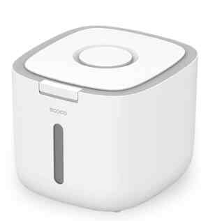 Automatic opening rice bucket