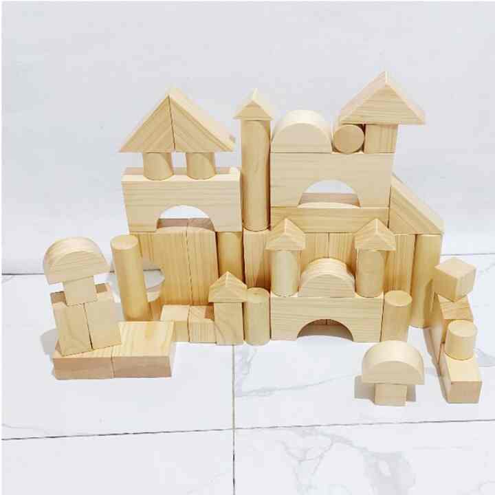 Mainan edukasi Balok Susun