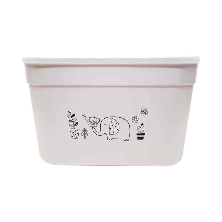 Holly Kotak Penyimpanan Dengan Tutup - Putih