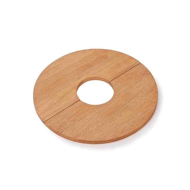 ポットテーブル　ラバーウッド 40