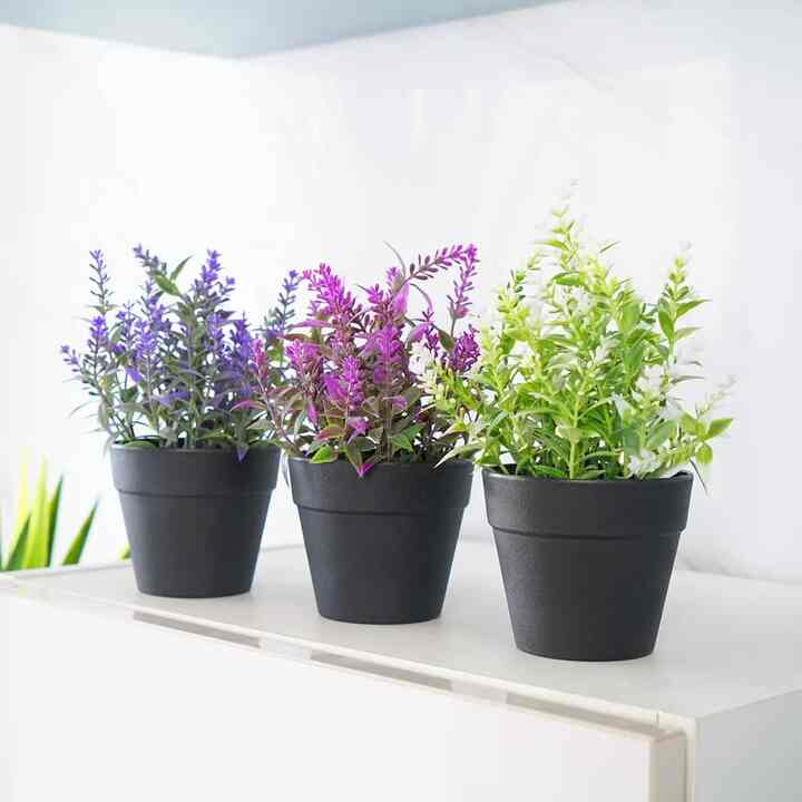 Bunga Artifisial 20.5 Cm Set 3 Pcs Lavender
