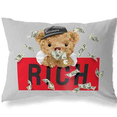 sprei bantal motif bear