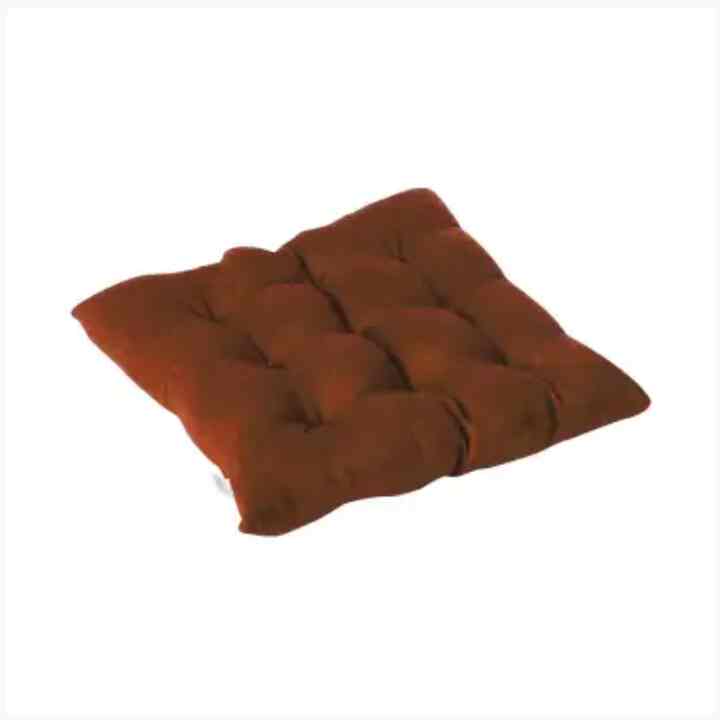 Bantal Alas Duduk 44x44 Cm Suede - Cokelat