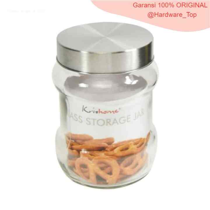 Krishome 500ml Stoples Toples Kaca