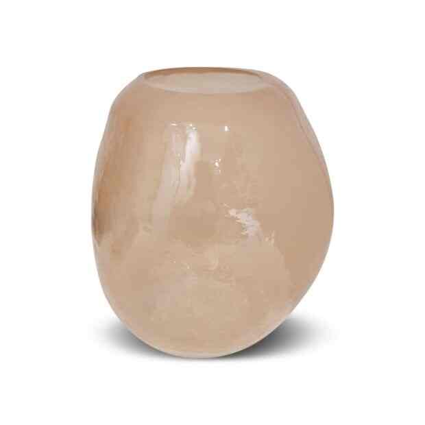 Vase deco stoney brown