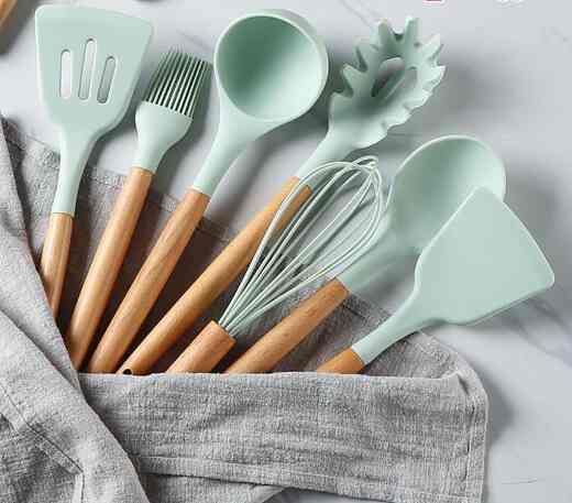 Silikon Spatula Silicone Sodet Alat Masak Set 12pcs