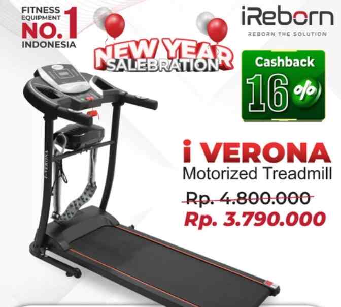 Alat Fitness Treadmill IReborn I-Verona