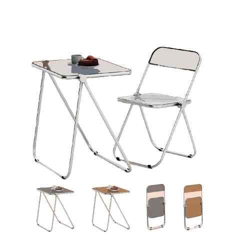 Lars Kursi Meja Lipat Transparan