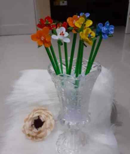 Bunga kristal model lidi