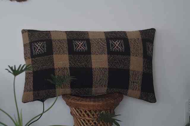 ヴィンテージ ラグ クッション