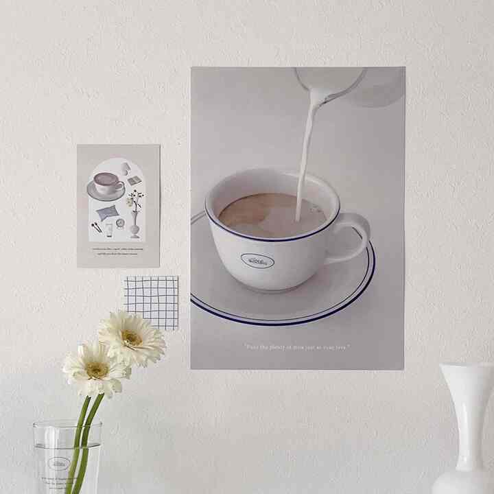 pour the milk ポスター