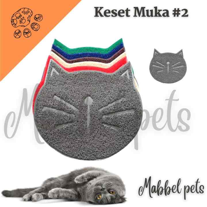 Keset alas kaki kandang pasir kucing