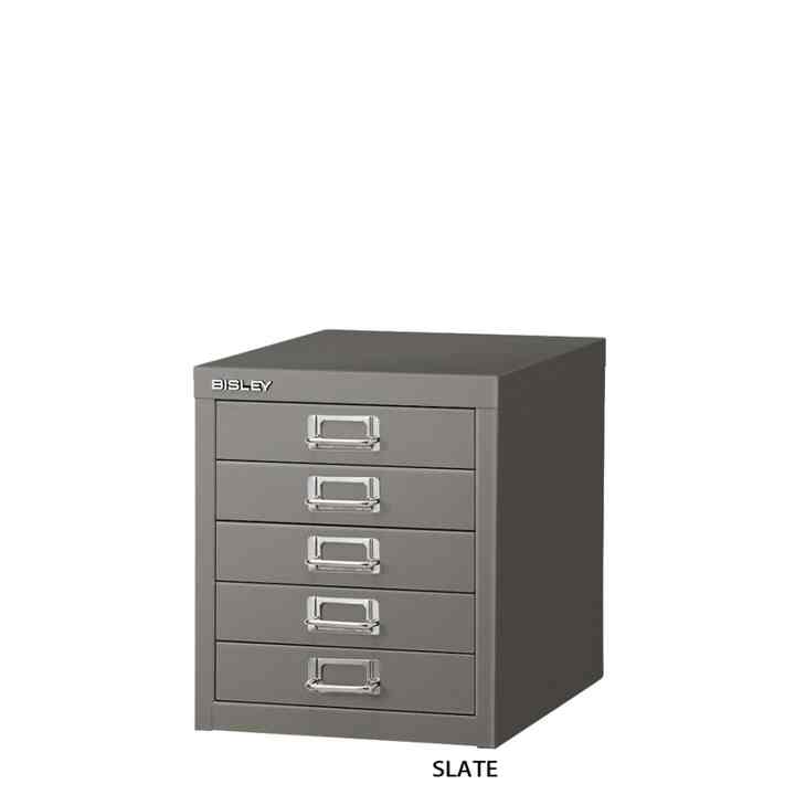 12/5 - ビスレー A4 キャビネット 引き出し5段 リモートワーク［12色］