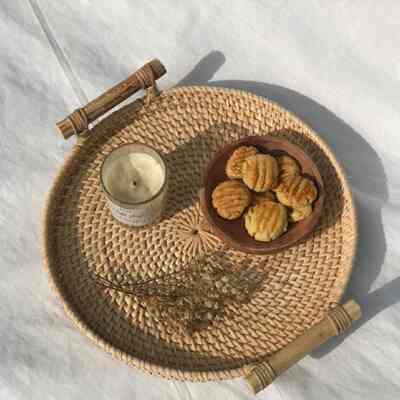 Tray Rotan Bulat