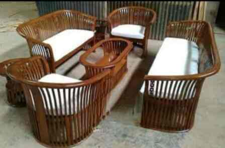 Meja kursi tamu kayu jati