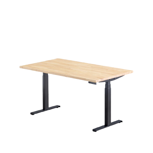 ラバーウッド ナチュラル × スマート電動昇降脚