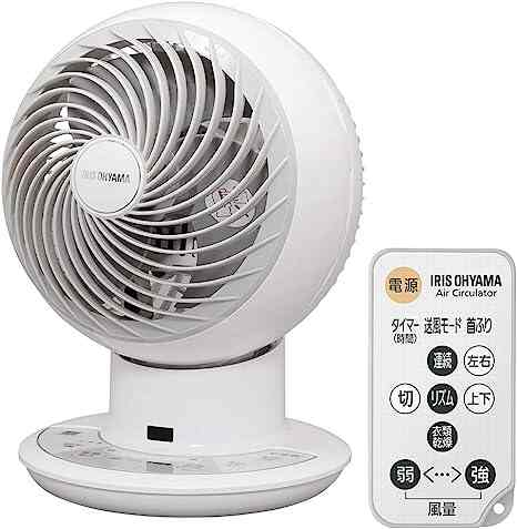 サーキュレーター DCモーター リモコン付き［7色］
