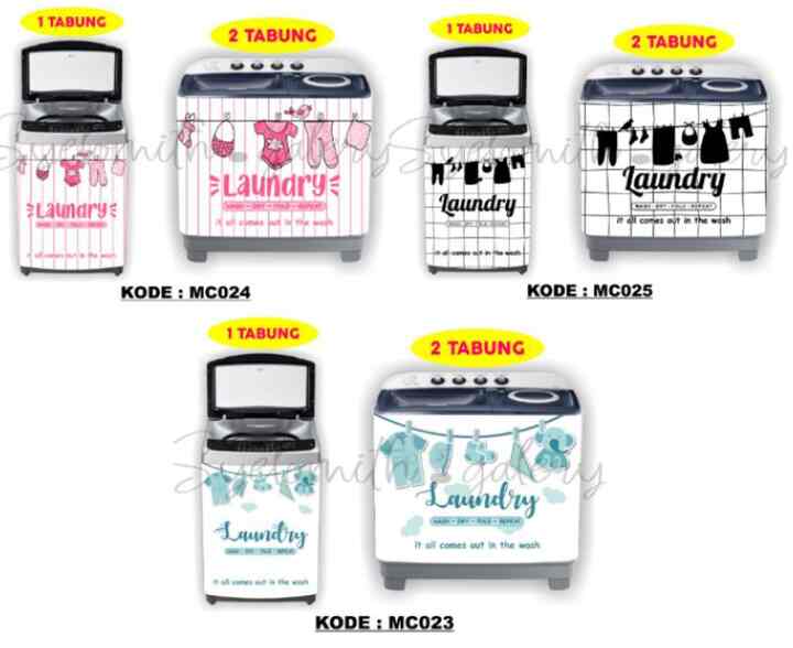 Sticker mesin cuci