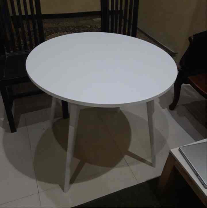 Meja Makan Bulat Diameter 80cm