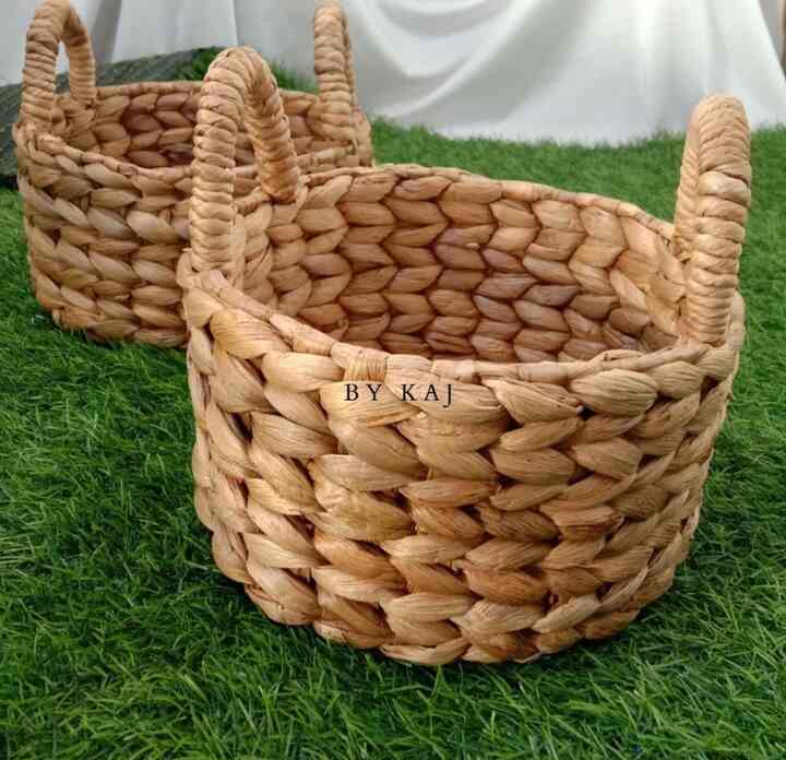 Mini Keranjang Enceng Gondok handle