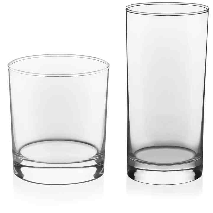 Province 16-Piece Tumbler and Rocks Glass Set