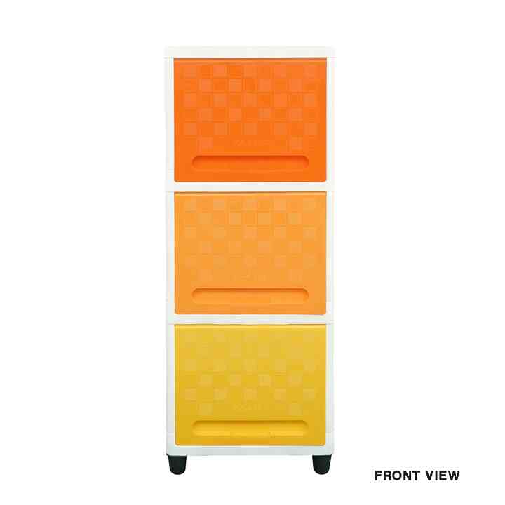 Lemari Plastik susun 3 (34x40x90)cm