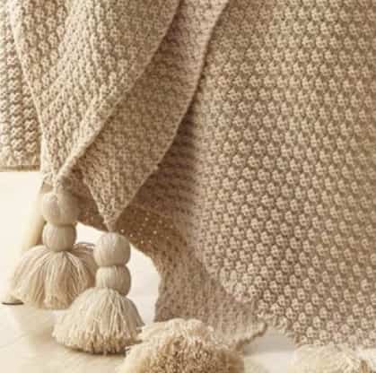 Selimut Rajut Throw Blanket Wool