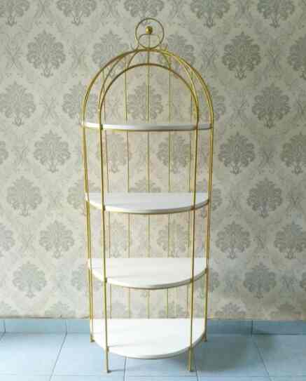 Rak Sangkar Besi Rak Dekorasi