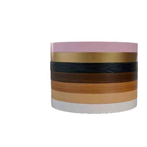 Cermin Bulat Diameter 60 cm - Frame PLYWOOD Motif Kayu