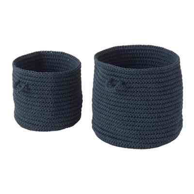 Nordrana Keranjang set isi 2, biru