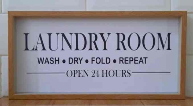Dekorasi laundry 20x40cm