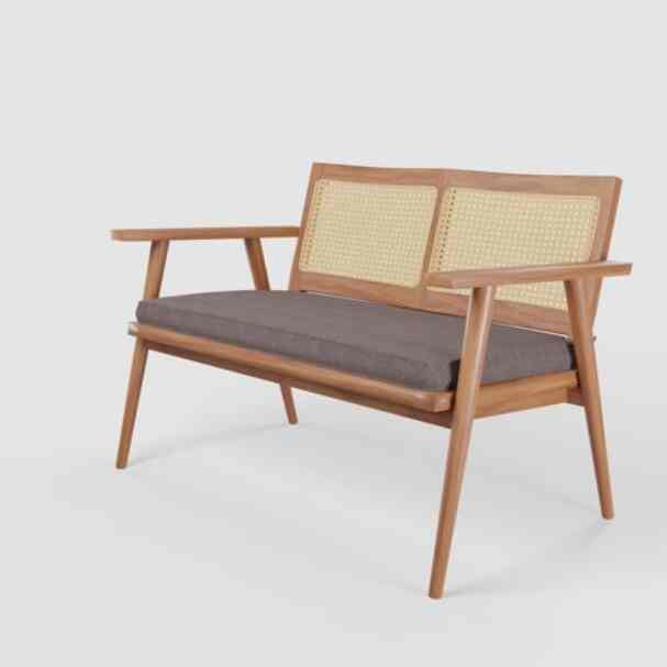 Forrestri Double-Seater Armchair - Candy Brown - Hazelnut