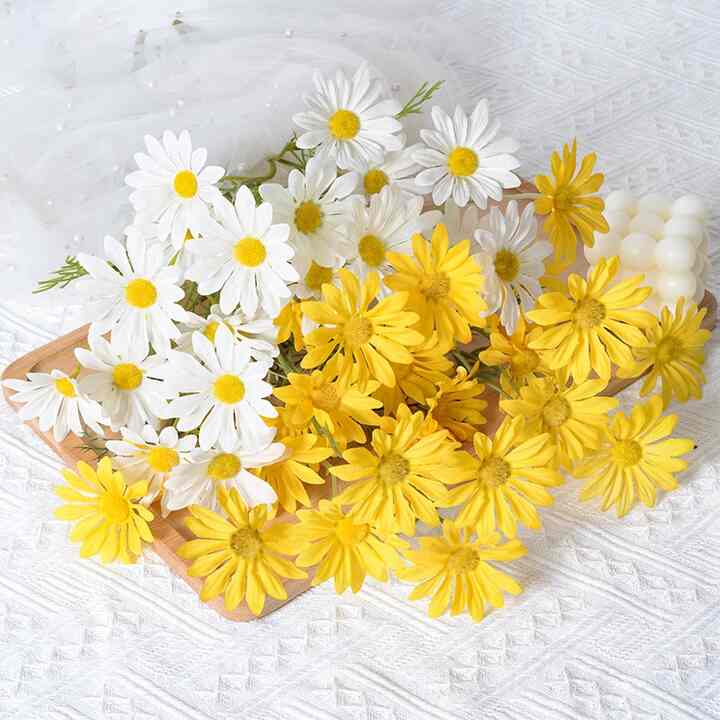 Bunga Artifisial Aster Daisy 5 kuntum