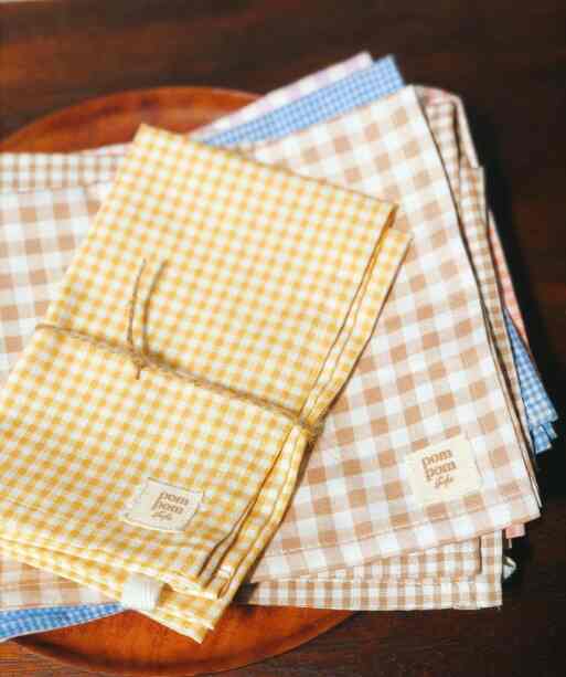 Lio - Serbet, Napkin, alas makan, props foto