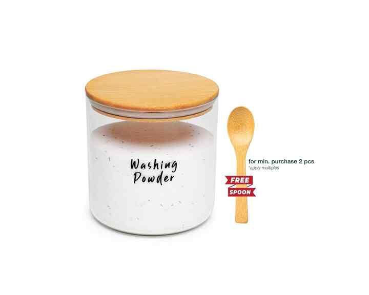 Neron Glass Bamboo Jar, 2000 ml