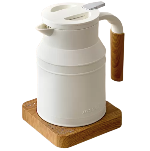 電気ケトル 0.8L 温度調節機能付き［2色］