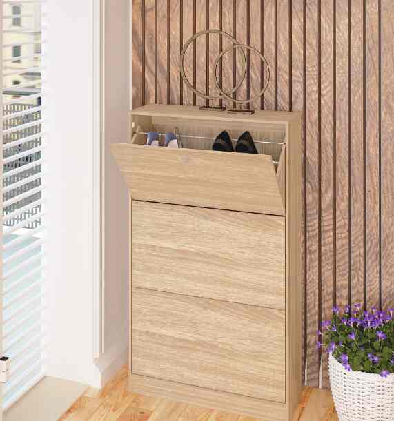 Rak Sepatu Thompson - Sonoma Light Cream