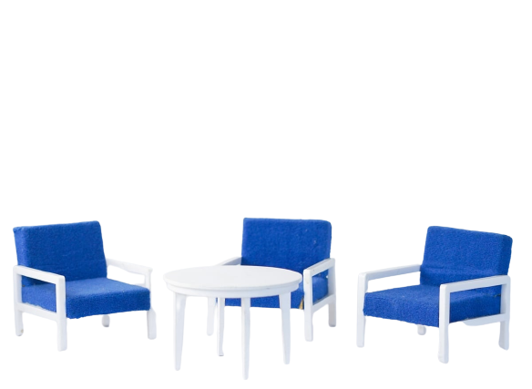 ARI Dollhouse 3 Chairs + 1 Table チェア＋テーブル