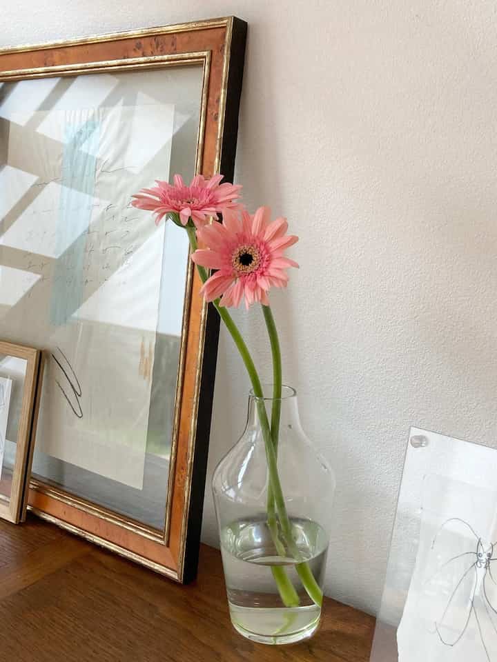 #花のインテリア 
すこーしずつ涼しくなってきたような🌷