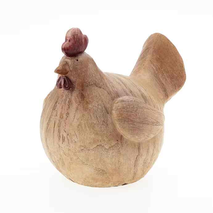 デザイン人形 ウッド にわとり FUN