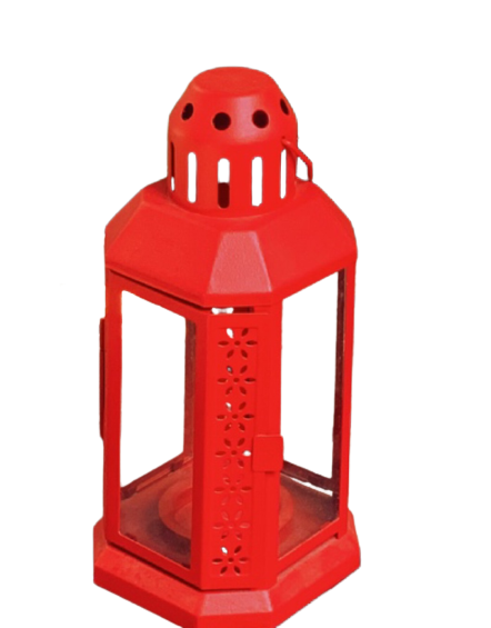 ENRUM Lentera u lilin kecil, Merah