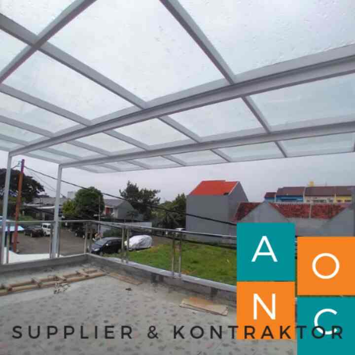 Kanopi Atap Kaca 8MM