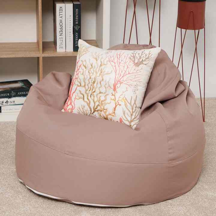 Bean Bag 90x105 cm, Cokelat Muda