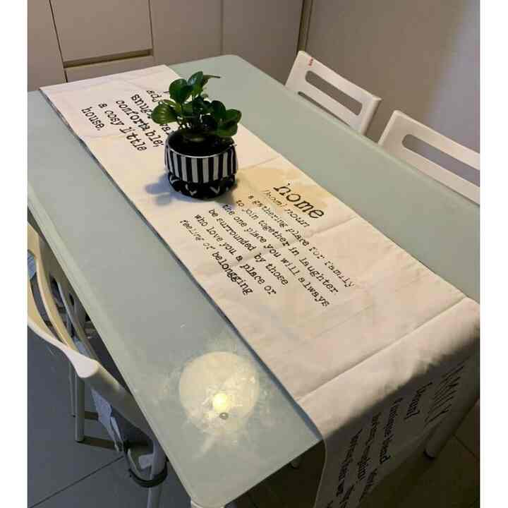 Table runner quotes