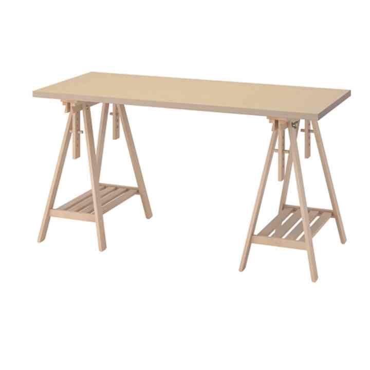 MITTBACK / MÅLSKYTT, Meja, kayu birch, 140x60 cm