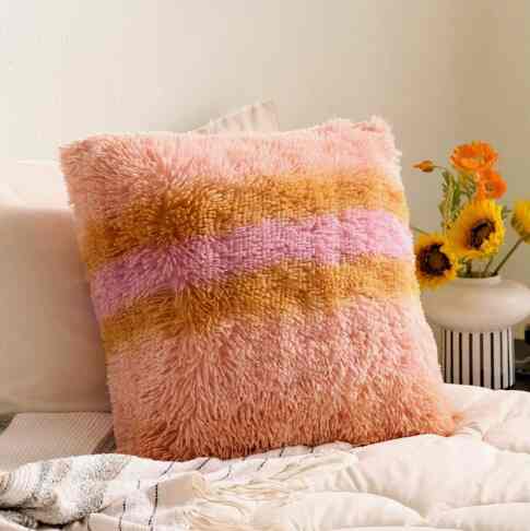 シャギープラッシュ人工クッションカバー