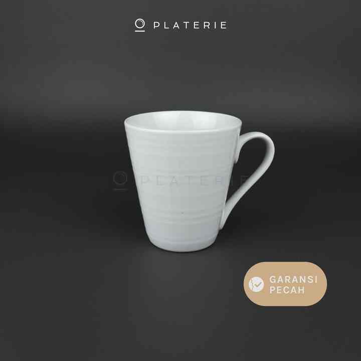Gelas Porcelain Mug 250Ml White