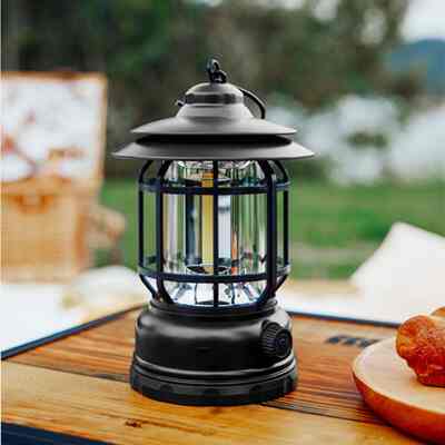 Lantern LED portable hitam